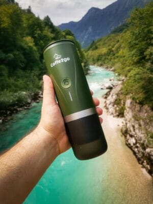 Prenosný kávovar MOKA GO COFFE2GO na cestovanie / GREEN