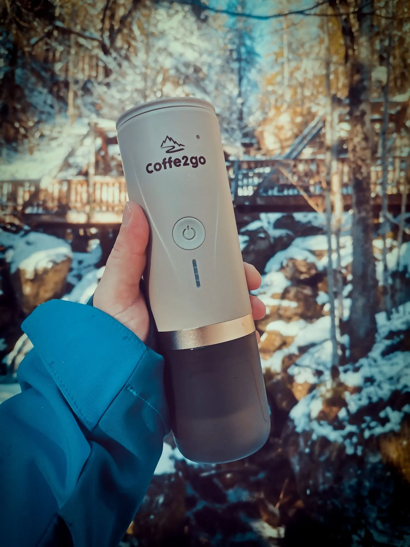 Travel portable coffee machine MOKA GO COFFE2GO PCM90/v02 KHAKI (limited colour) 3 Travel portable cavora mokago for travel