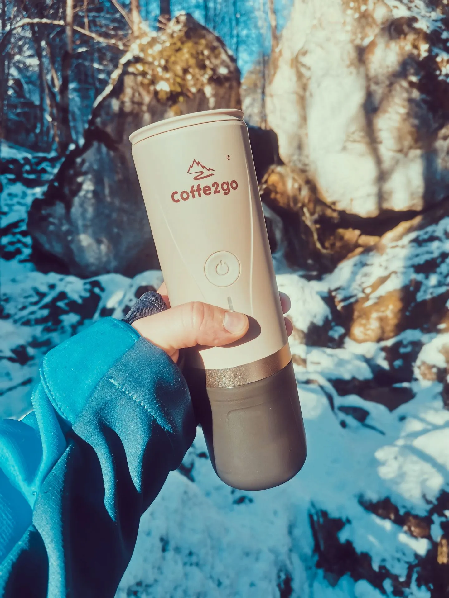 Travel portable coffee machine MOKA GO COFFE2GO PCM90/v02 KHAKI (limited colour) 7 Travel portable cavora mokago for travel