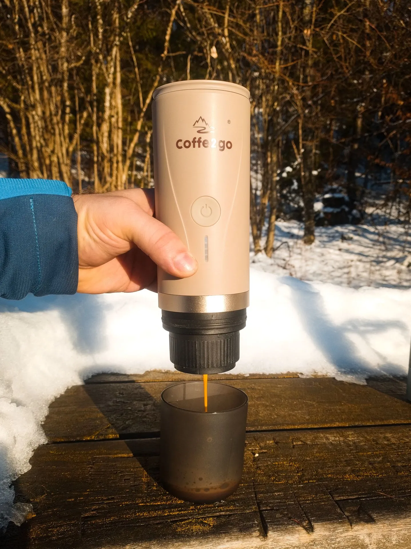 Travel portable coffee machine MOKA GO COFFE2GO PCM90/v02 KHAKI (limited colour) 12 Travel portable cavora mokago for travel