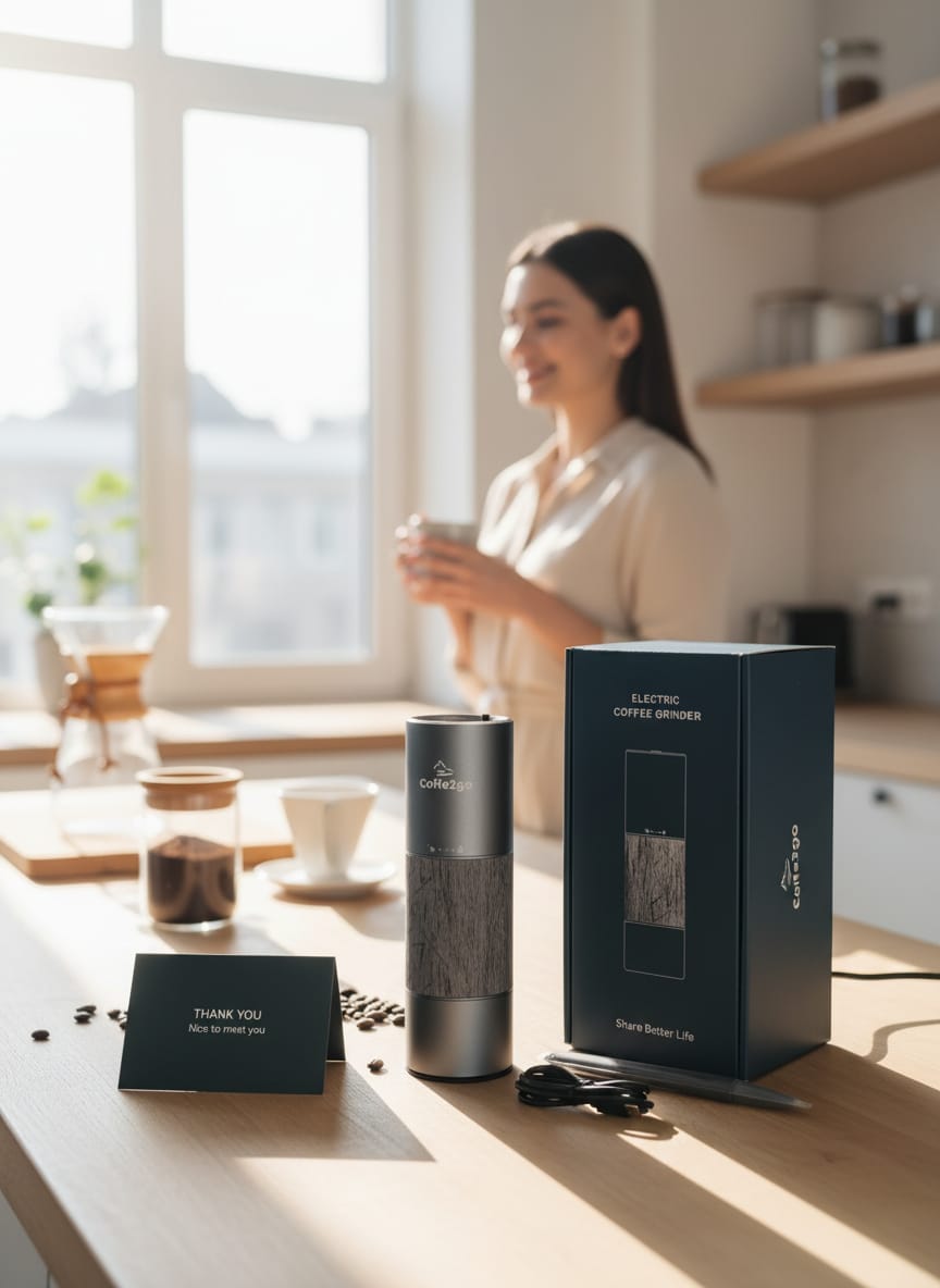 Cestovný elektrický mlynček na kávu COFFE2GO | USB-C nabíjanie 5 Cestovny-prenosny-mlyncek-coffe2go