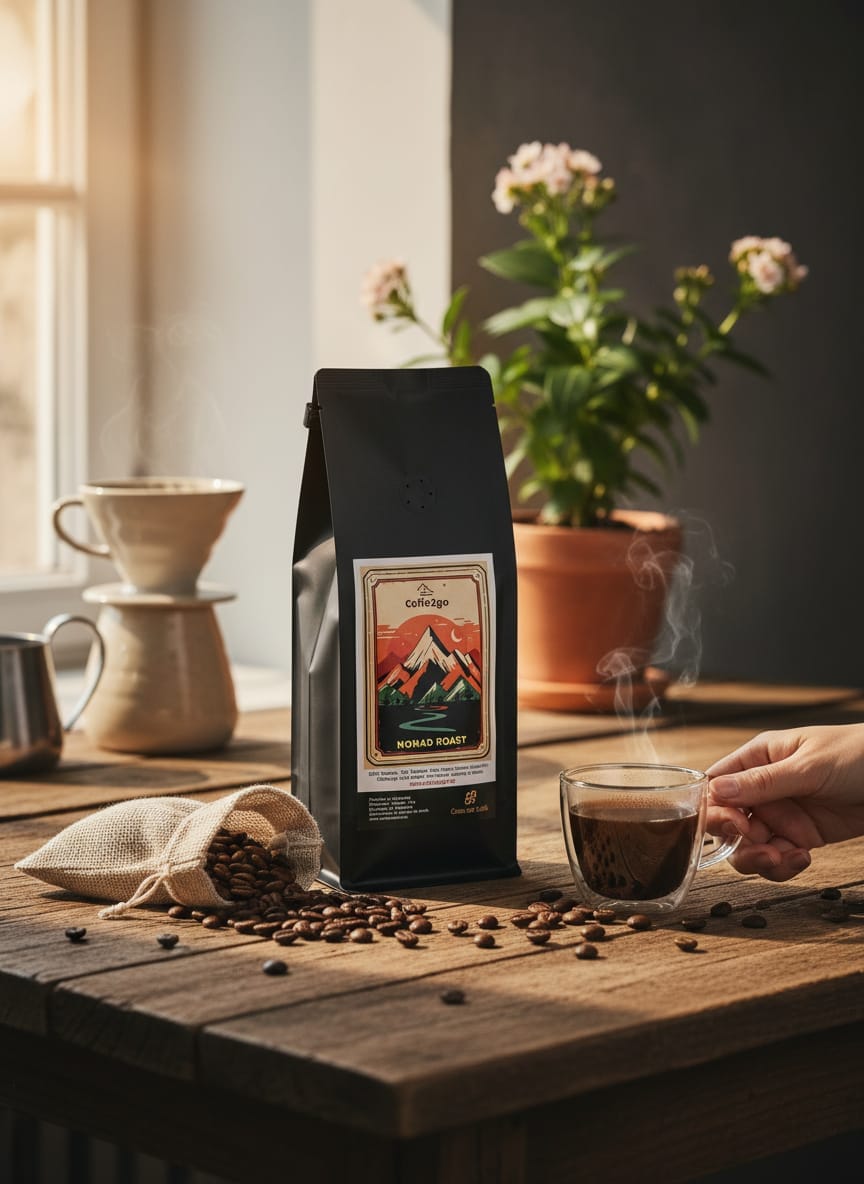 Coffee beans COFFE2GO NOMAD ROAST SERIES 3 Bean-coffee-nomad-roast